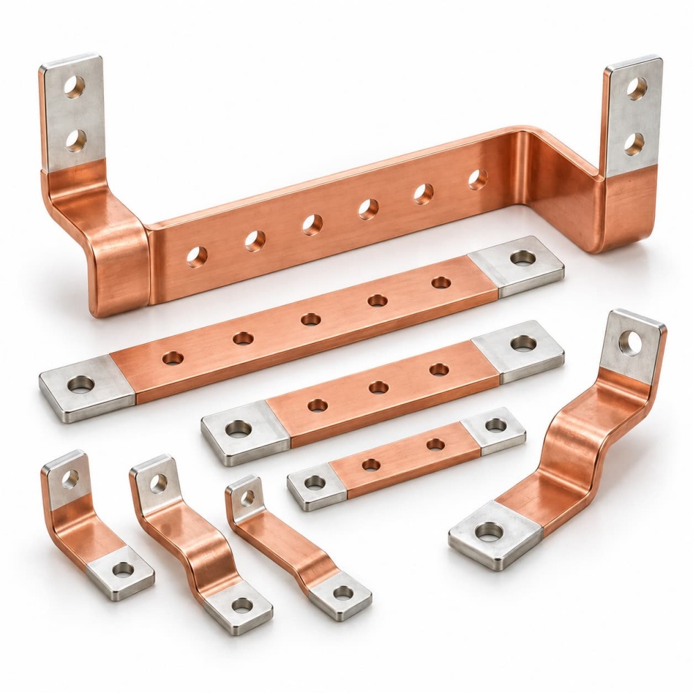Custom copper busbar assemblies