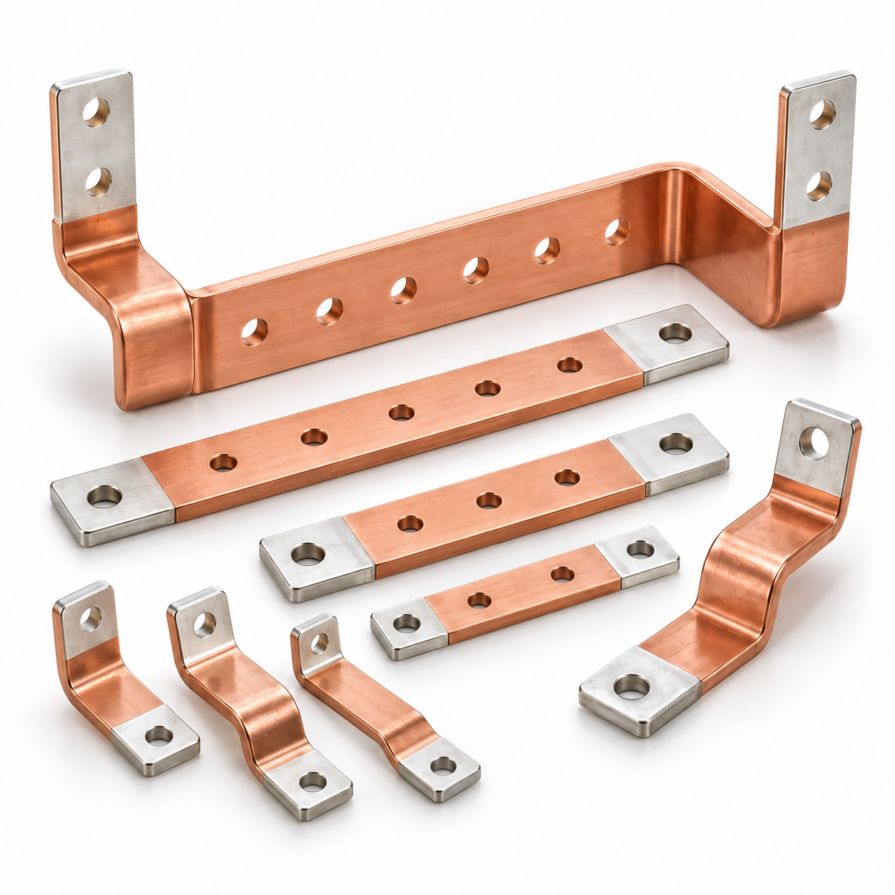 Custom copper busbar assemblies