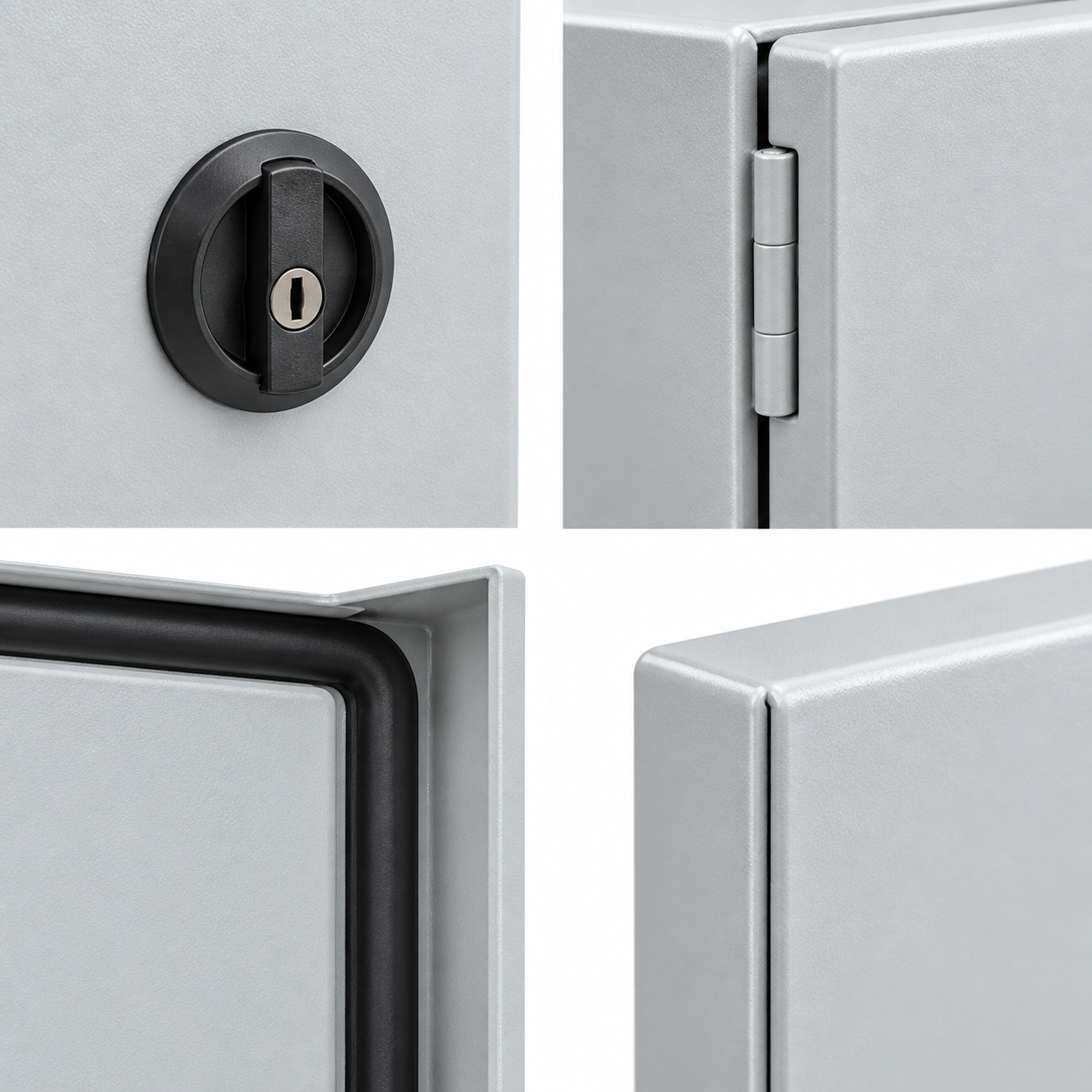 Lock and sealing detail