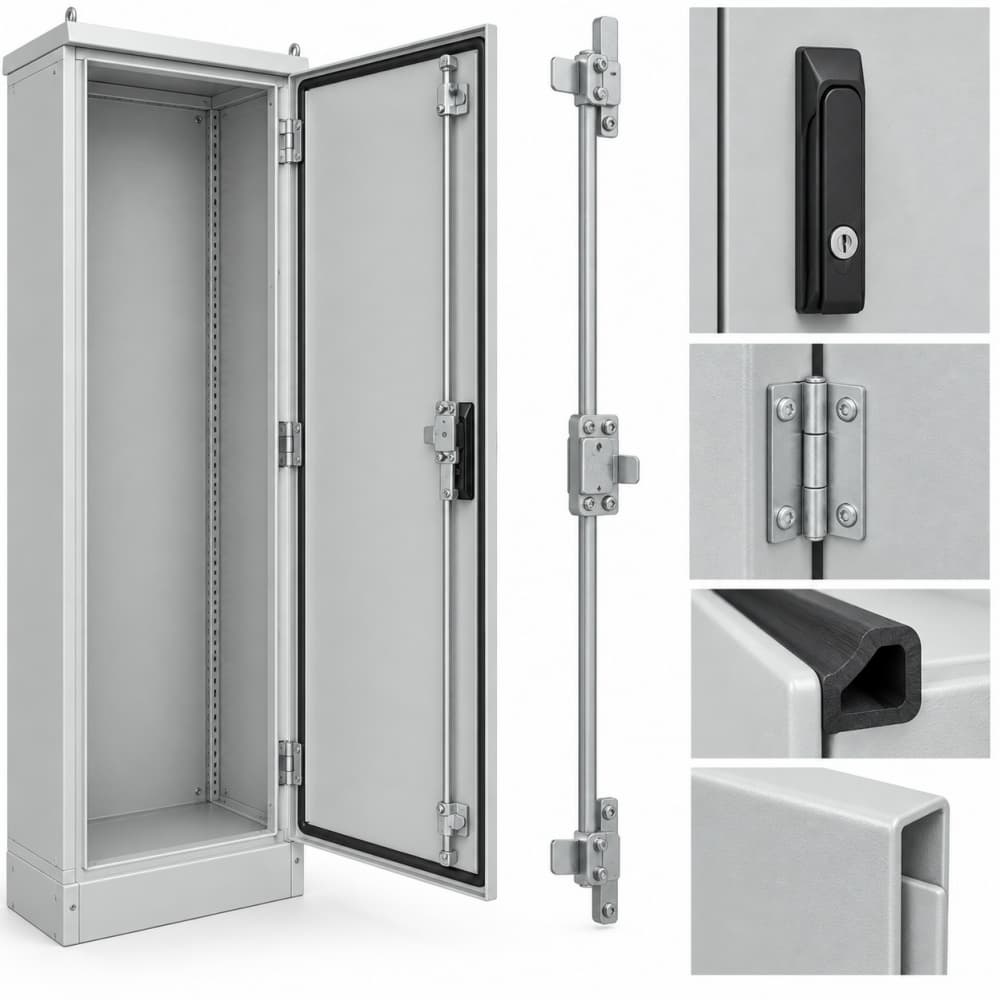 Lock rod and sealing detail