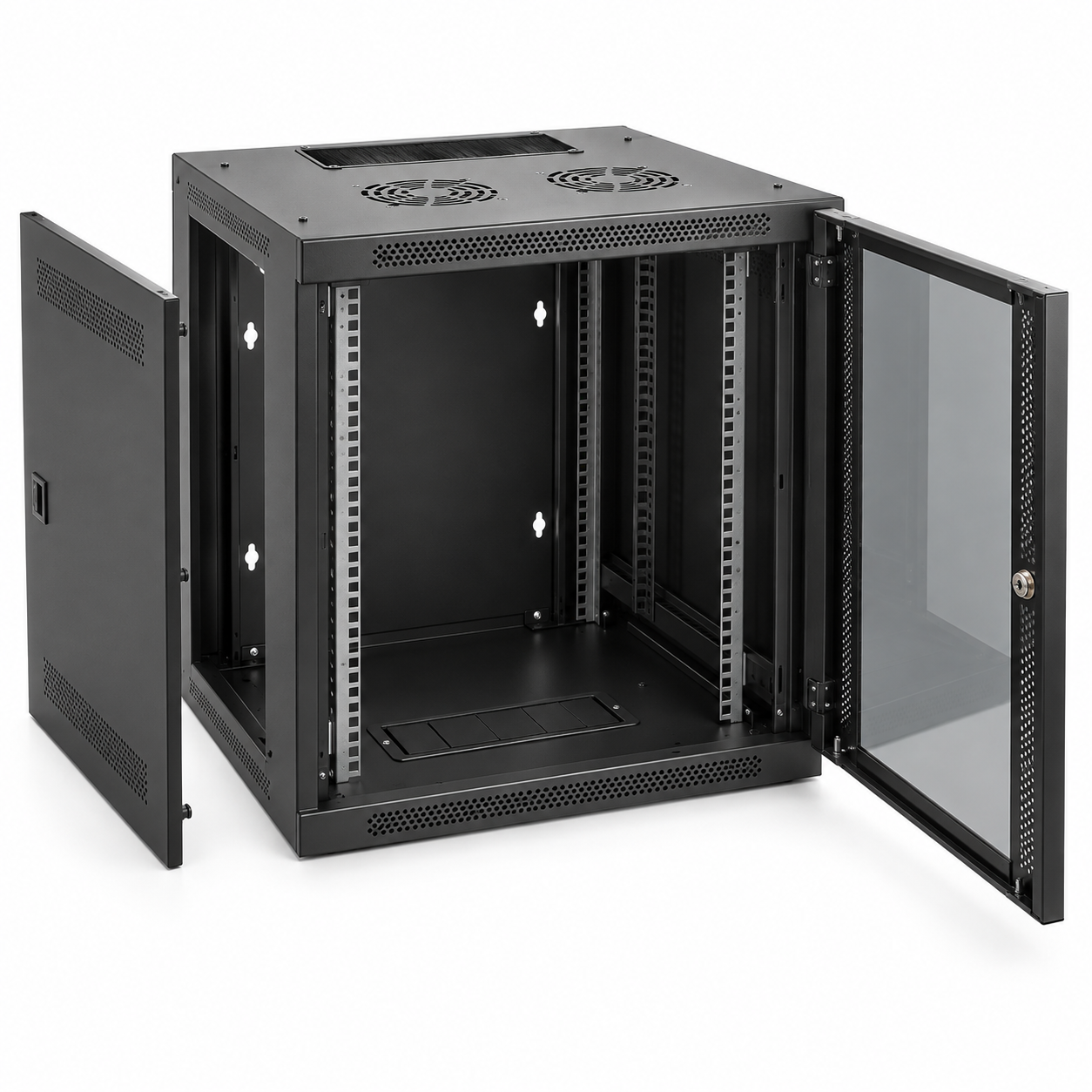 Open rack and side panel detail