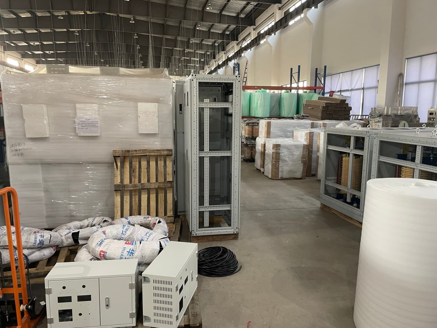 Cabinet staging in the ECO workshop