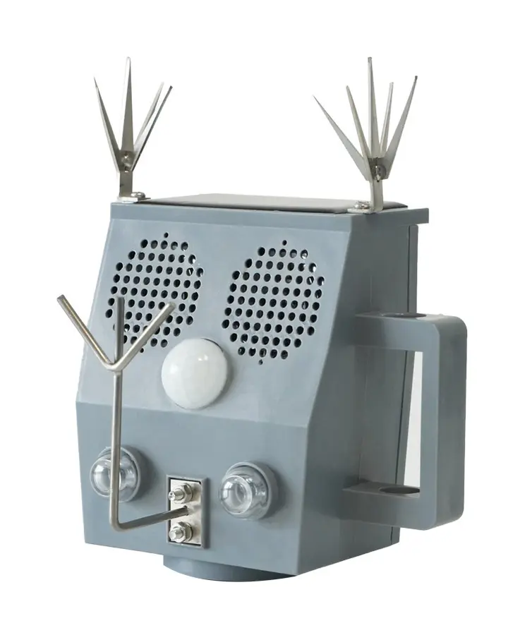 CZQNQ01T magnetic vibration bird deterrent with solar panel, PIR sensor and bird spikes
